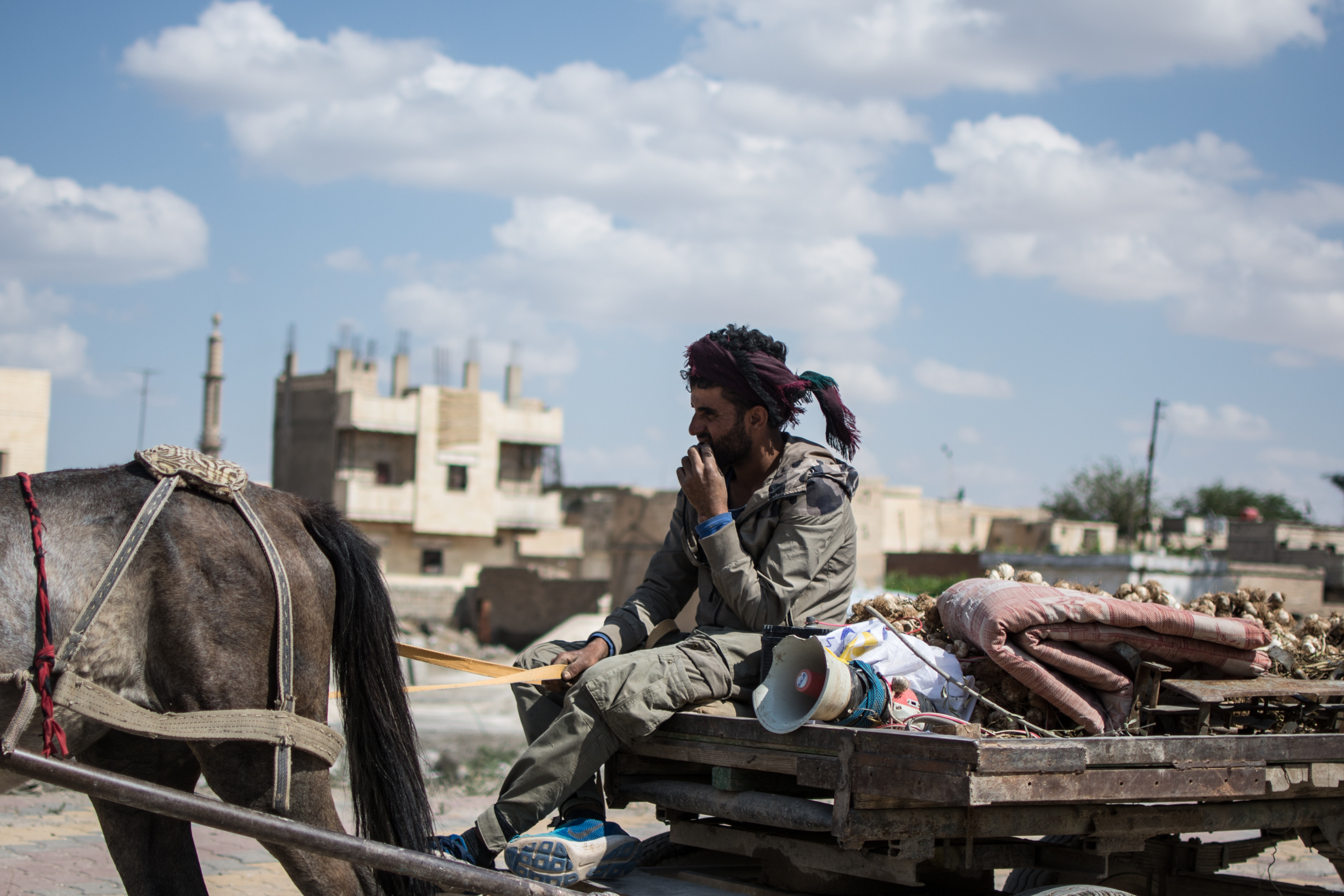 Photoreportage au Kurdistan. Notre reporter Pierre-Yves Baillet en Syrie avec les combattants kurdes.